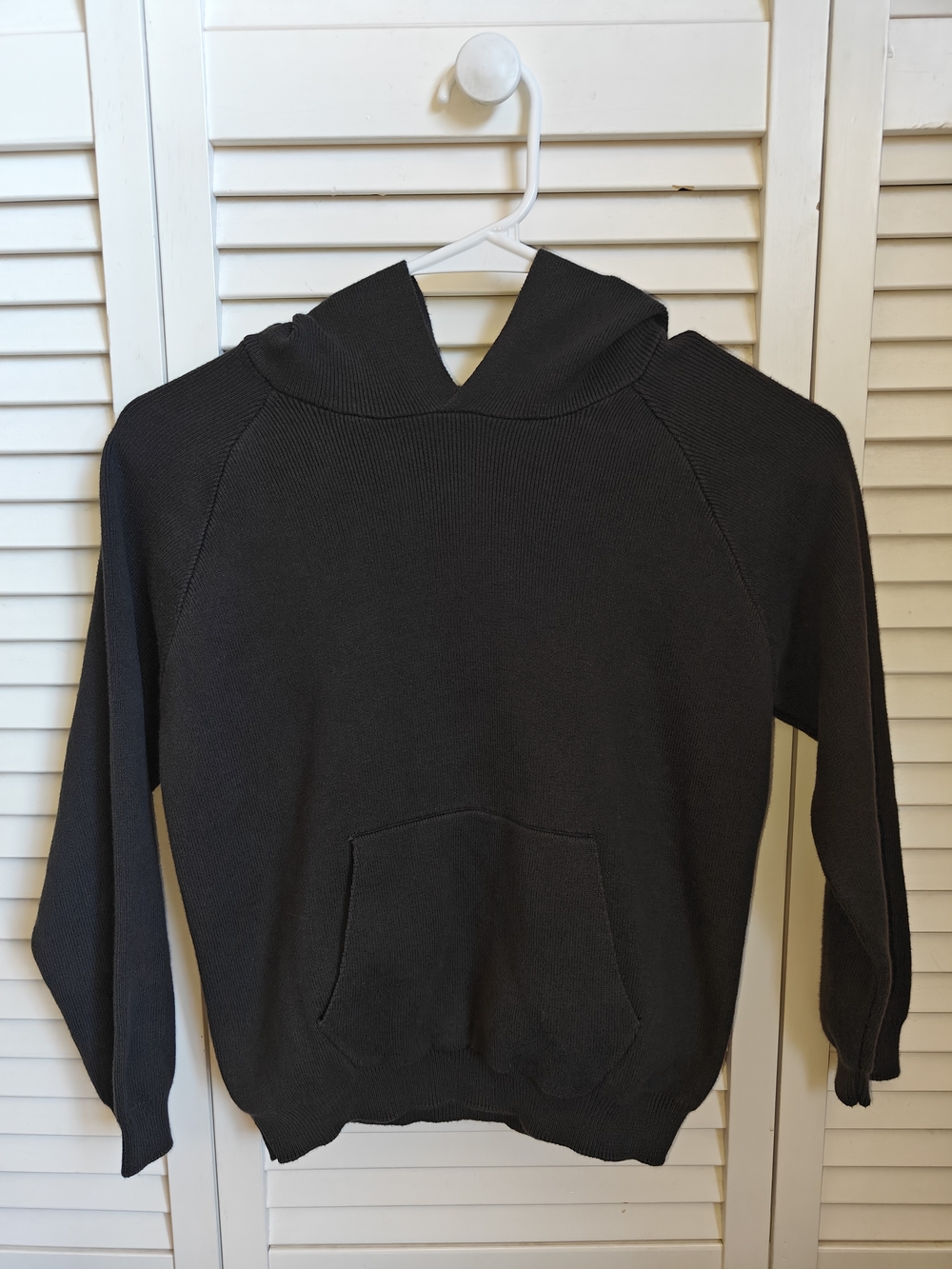 H&M Adorables Hooded Knit Pullover Sweater Grey 8Y